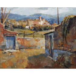 90-TALARN (Lleida) acrílico sobre lienzo 81x100 cm.