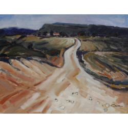 Camino, óleo sobre tela 73x92 cm