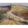 Panorámica, óleo sobre tela 73x92 cm.