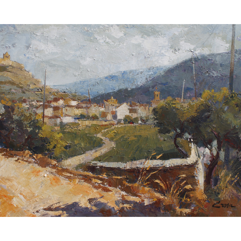 Sanahuja - II (Lleida) acrílico sobre tela 81x100 cm.