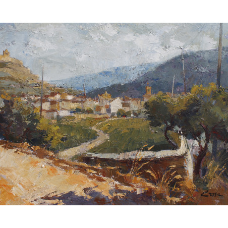 Sanahuja - II (Lleida) acrílico sobre tela 81x100 cm.