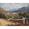Sanahuja - II (Lleida) acrílico sobre tela 81x100 cm.