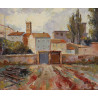 105-Albatàrrec (Lleida) acrílico sobre lienzo 50x61 cm.