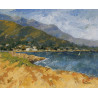 106-Playa de Alcanar, (Tarragona) acrílico sobre tela 92x73 cm