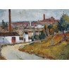 107-La Seu Vella (Lleida), acrílico sobre madera 73x100 cm.