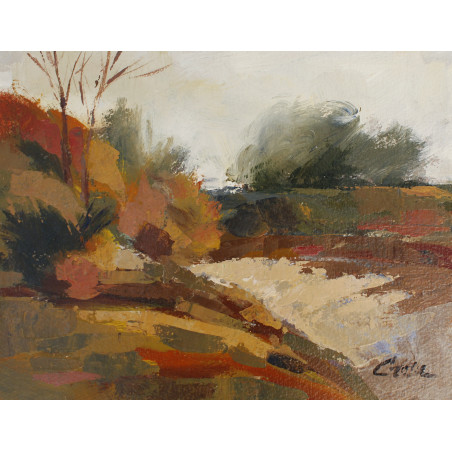 21-Camino, acrílico papel de aquarela 23x30 cm.