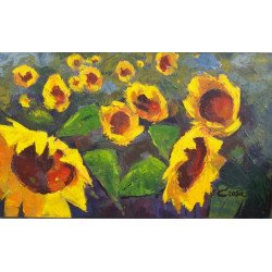 Girasoles - II 46x55x3,5...