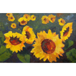 Girasoles - II 46x55x3,5...