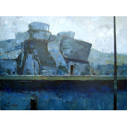Guggenheim ( Bilbao ) 81x54x3,5 cm. Acrílico / tela